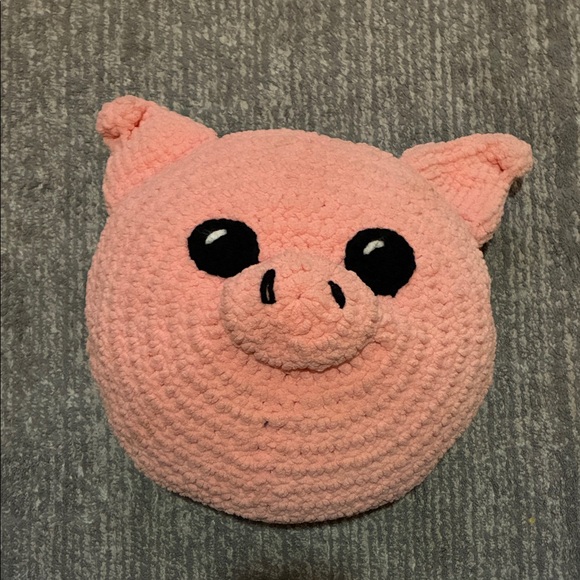 Other - Handmade Crochet Stuffed Pig